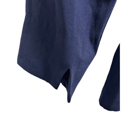 ๐ 2/$20 ๐ Womens Navy Button-Up Blazer Jacket With Polka Dot Ties Size 8 - Picture 7 of 7